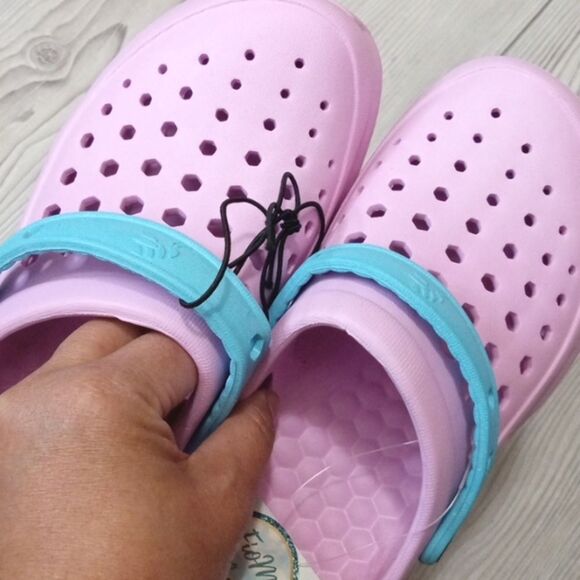 (72-0991) 🔥3/$20🔥  Joy Bees Pink Clog Sz 3 - Picture 5 of 10